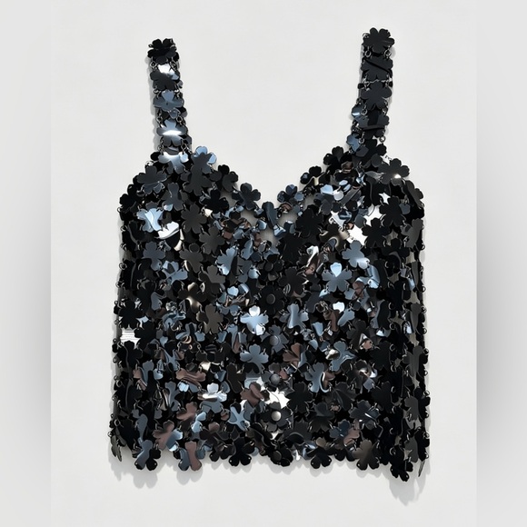 Paco Rabanne Tops - Paco Rabanne Chainmail Vest Black